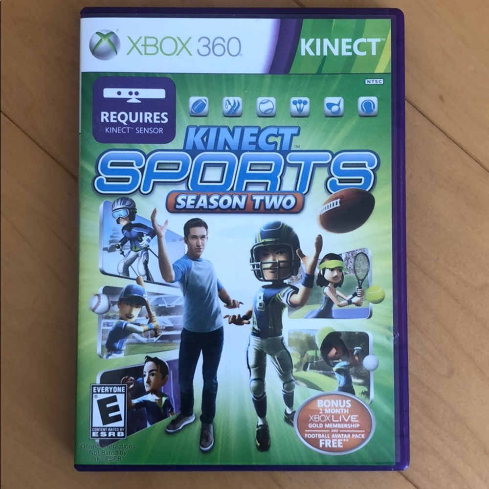Kinect Sports Season 2 XBOX360 KINECT Disc